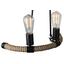 Wandleuchte Alila - Schwarz/Braun, MODERN, Naturmaterialien/Metall (40/20/35cm) Wandleuchte Alila - Schwarz/Braun, MODERN, Naturmaterialien/Metall (40/20/35cm)