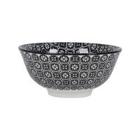 Miska na cerálie SHIVA - čierna/biela, Lifestyle, keramika (15,5/7cm) - Mömax