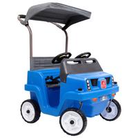 Kinderauto Blau BxHxT: ca. 63,5x99,1x88,9 mit Dache - Blau, KONVENTIONELL, Kunststoff (63,5/99,1/88,9cm) - Ambia Garden