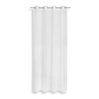 Vorhang Mit Ösen Kamila 140x245 cm  Weiß - Weiß, MODERN, Textil (140/245cm) - Luca Bessoni