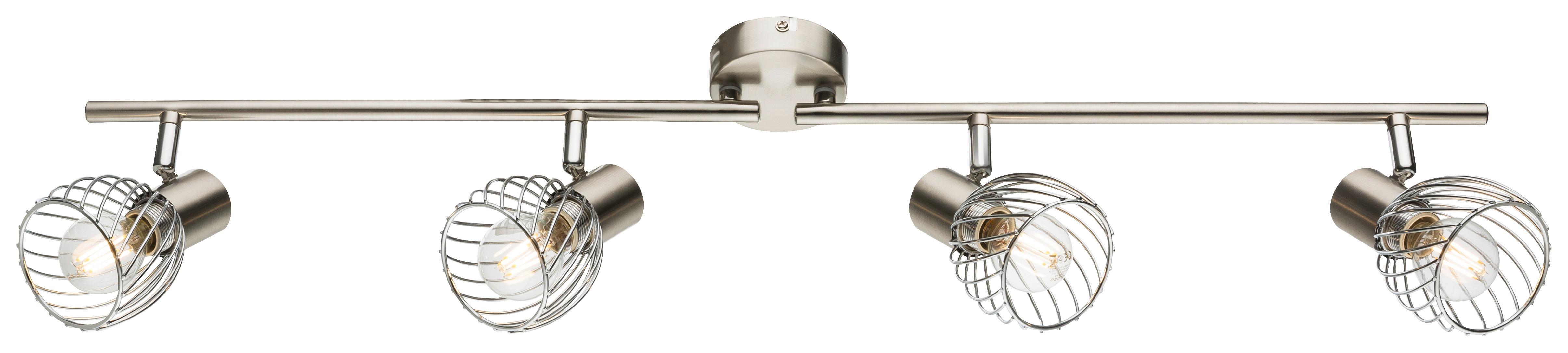 Strahler Sina 4-Flammig verstellbar L: 80 cm - Chromfarben, Trend, Metall (80/14,5cm) - Globo