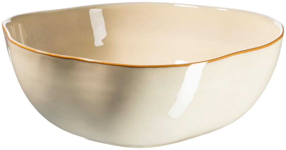 Schüssel Cordelia Sandfarben, 3000 ml - Sandfarben, Trend, Keramik (28/10cm) - Mäser