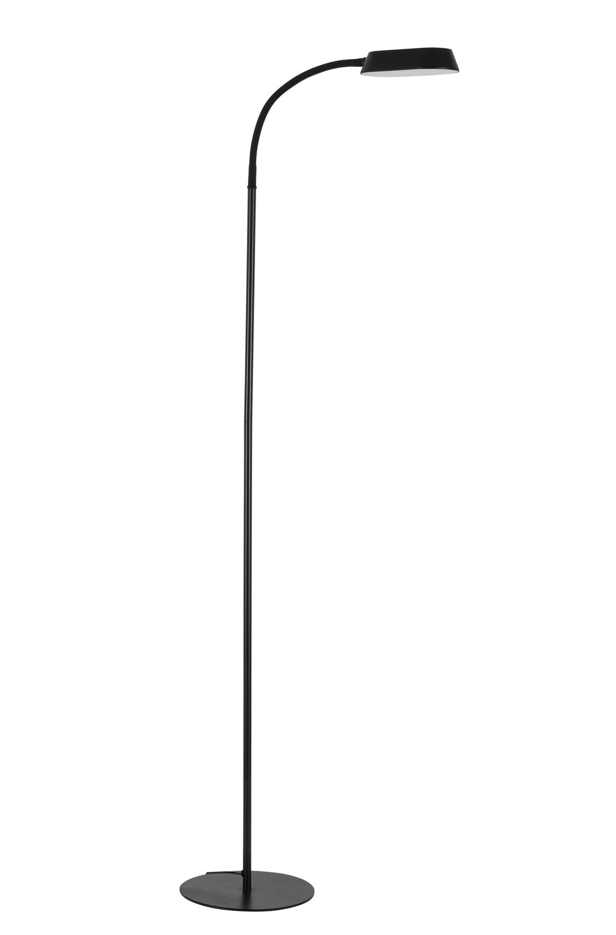 Stojací LED svítidlo TOPO, P/V: 23/152cm - černá, Moderní, kov/plast (23/152cm) - Mömax