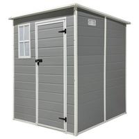 Gartenhaus Brest - Grau, MODERN, Kunststoff/Metall (181/197/181cm) - Beldano