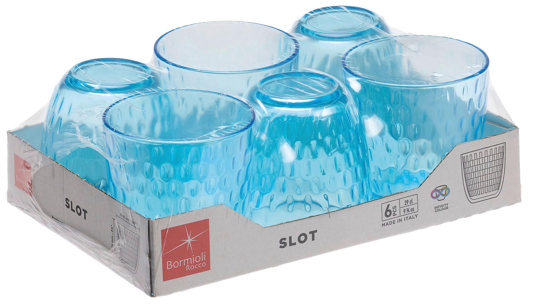 Wasserglas 290 ml - Hellblau, Basics, Glas (25/18/9cm)