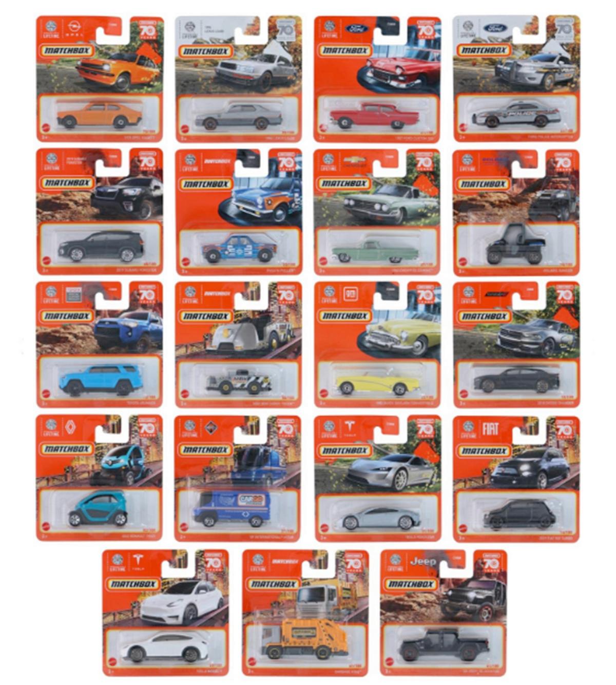 Játékautó 1:63 - Basics, fém