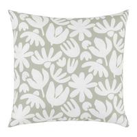 DEKORAČNÍ POLŠTÁŘ BETTY - bílá/šalvějově zelená, Konvenční, textil (40/40cm) - Mömax
