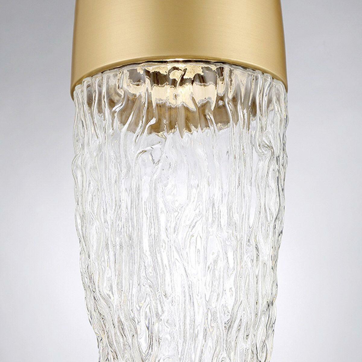 Függeszték Qn-Ecrou-1p-Bg - aranyszínű, Konventionell, üveg/fém (70/16,5/70cm) - Elstead Lighting