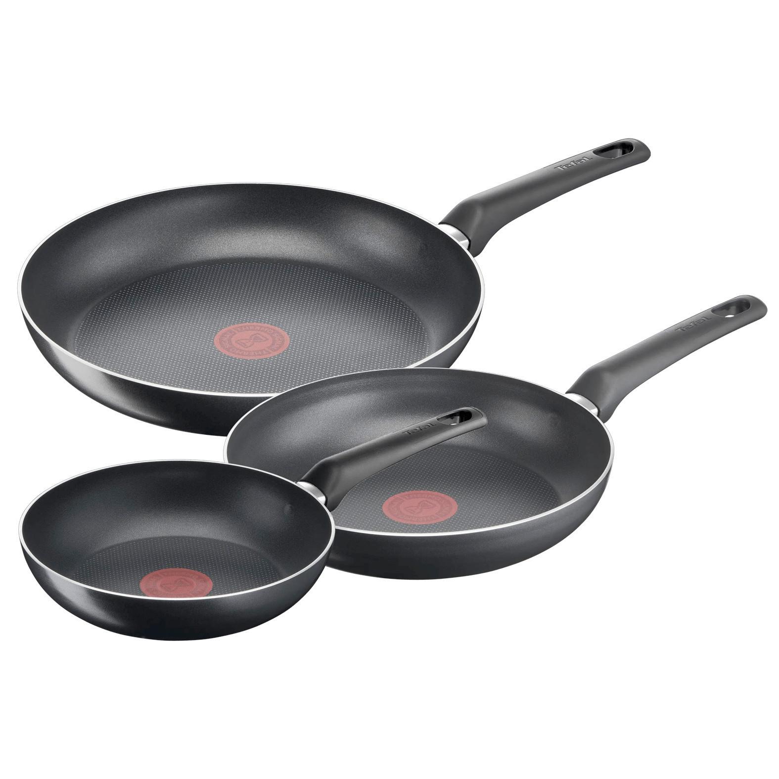 PFANNENSET SIMPLE COOK - Schwarz, Basics, Metall