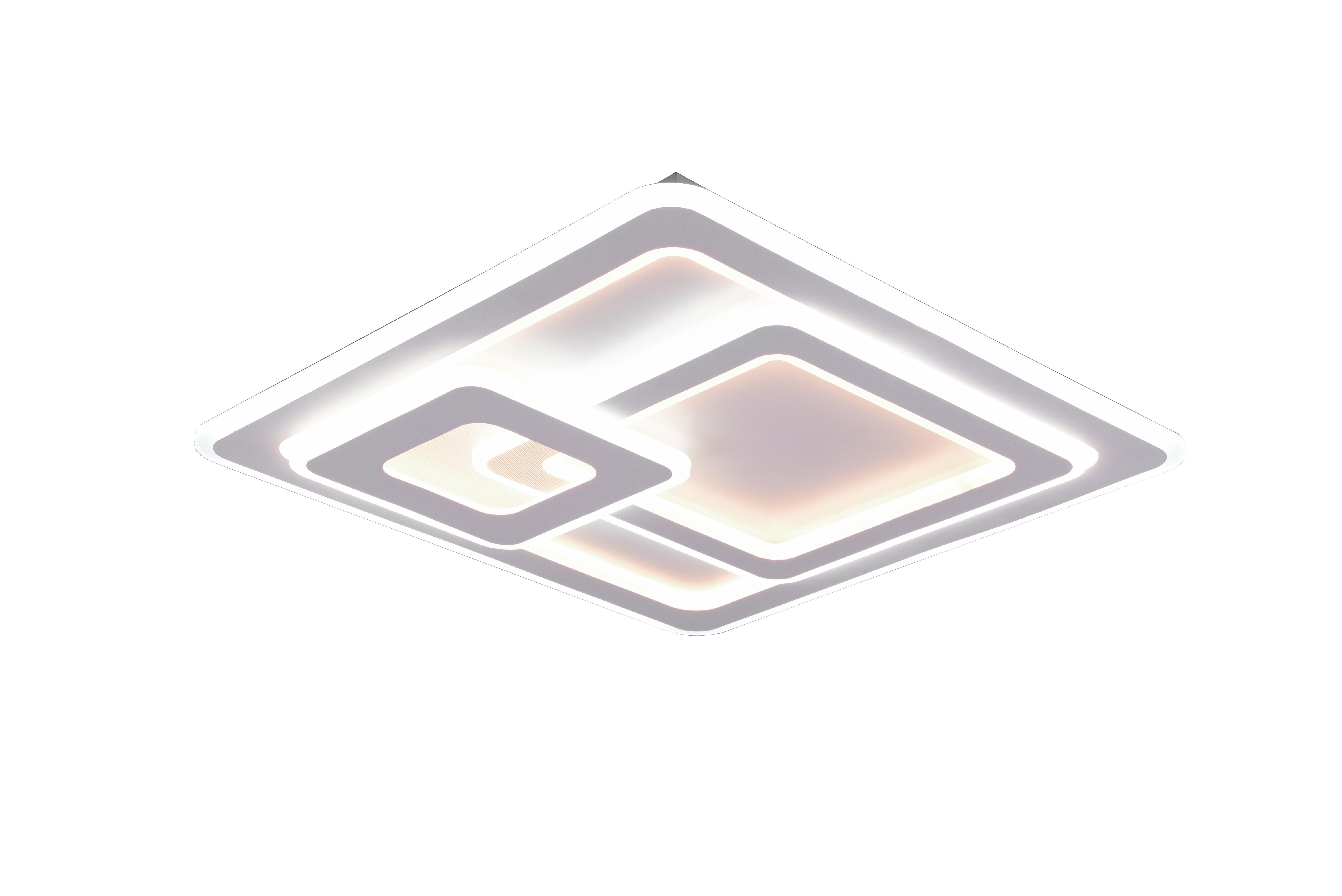 Led-deckenleuchte 629219331 Mita - Weiß, Design, Metall (51,5/7/51,5cm) - Trio Leuchten