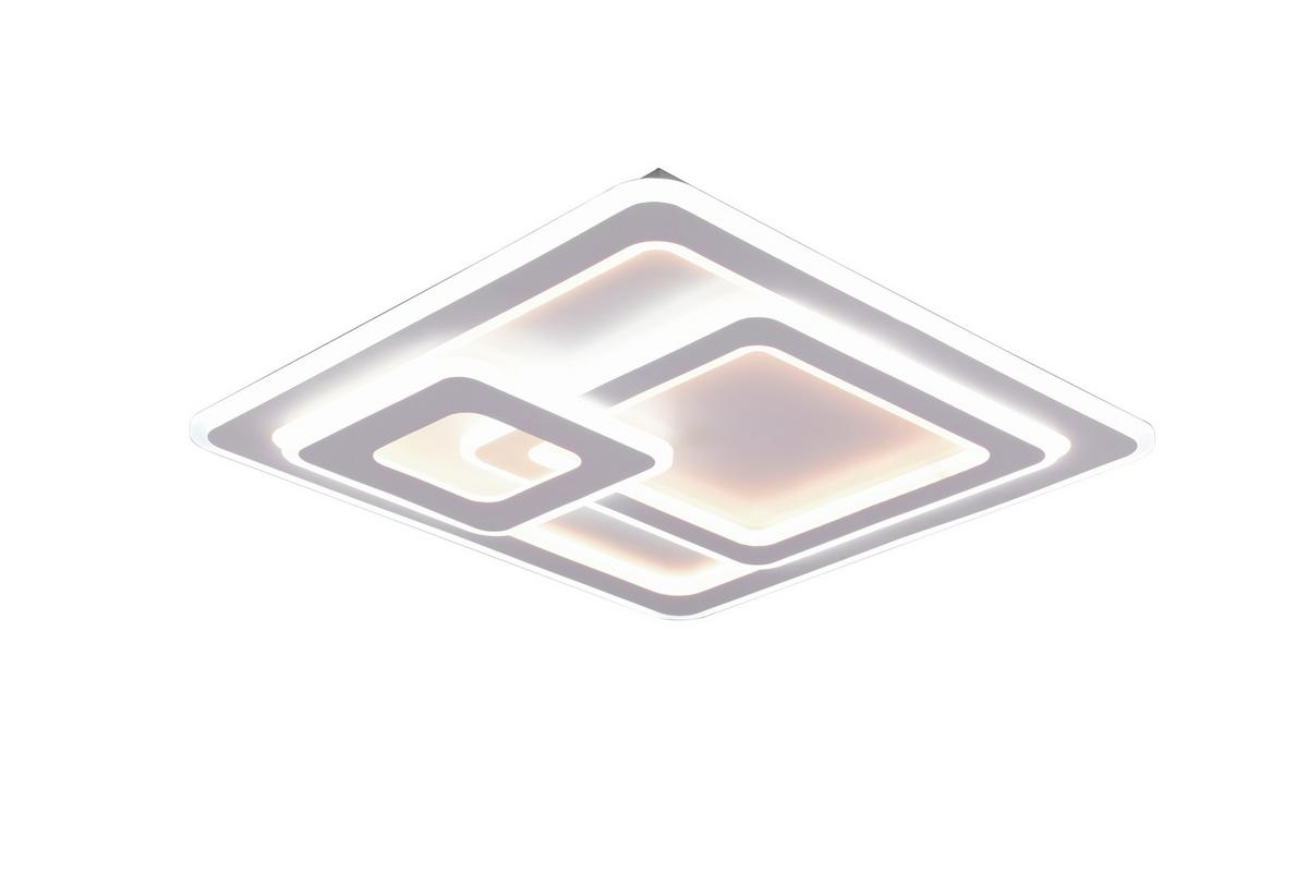 Led-deckenleuchte 629219331 Mita - Weiß, Design, Metall (51,5/7/51,5cm) - Trio Leuchten
