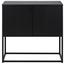 Sideboard Stahl B 82cm Newton, Schwarz - Schwarz, MODERN, Metall (82/80/40cm) - Carryhome Sideboard Stahl B 82cm Newton, Schwarz - Schwarz, MODERN, Metall (82/80/40cm) - Carryhome