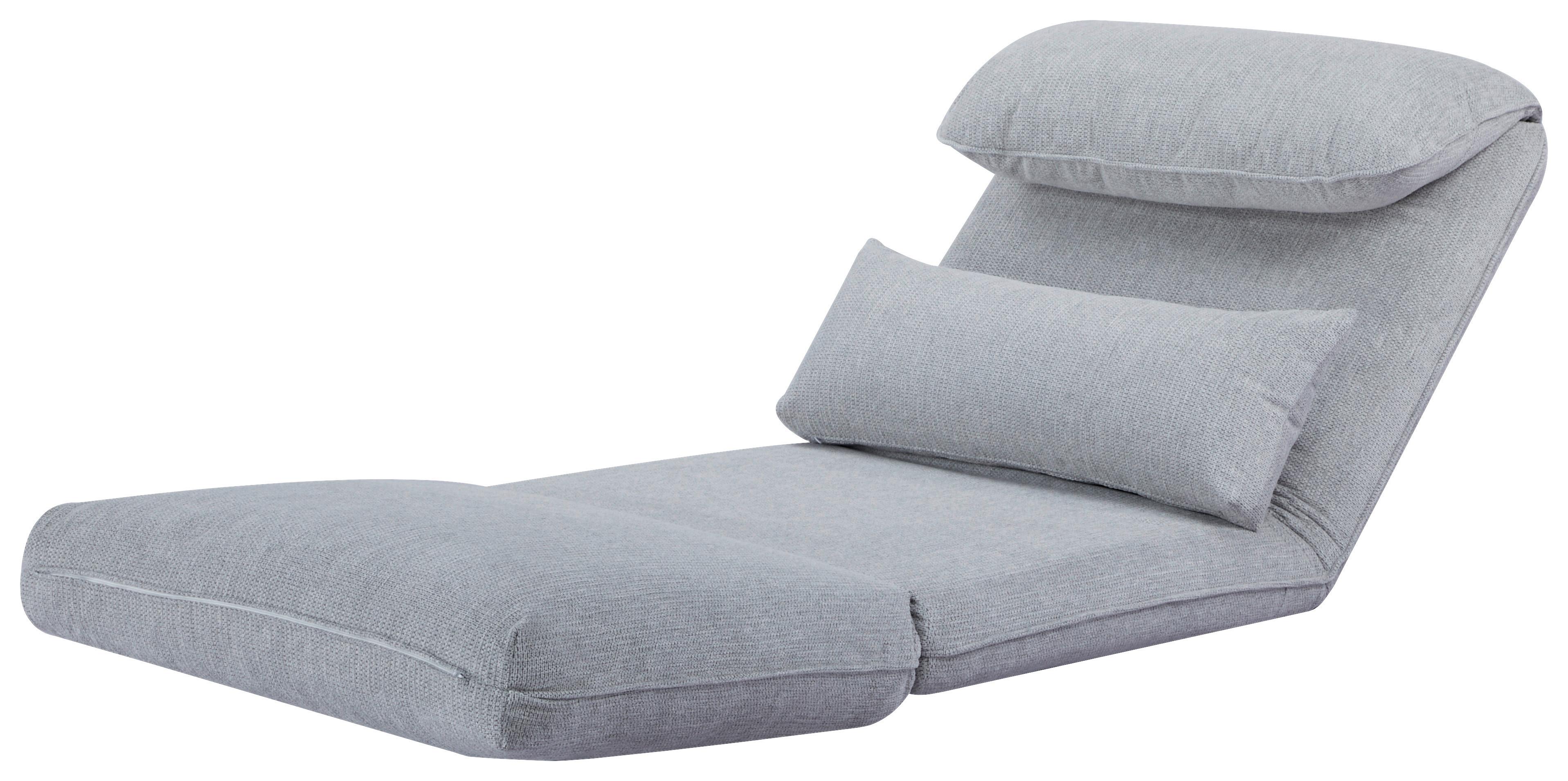 Schlafsessel Verve Hellgrau B: 78 cm - Hellgrau, Design, Textil/Metall (78/72/85cm) - Livetastic