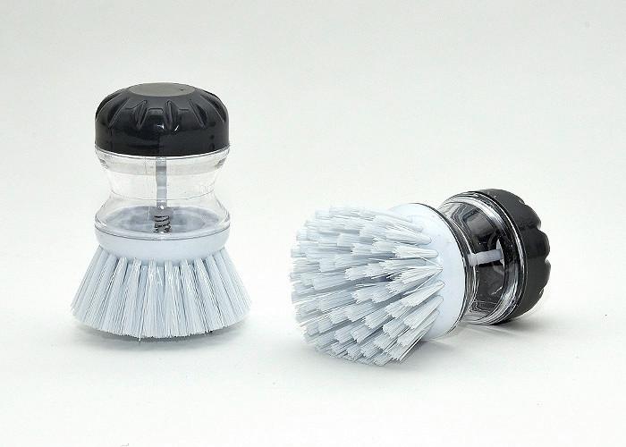 Spülbürste Carlo Ø 7cm Kunststoff-Borsten - Anthrazit, Basics, Kunststoff (7/9,5cm)