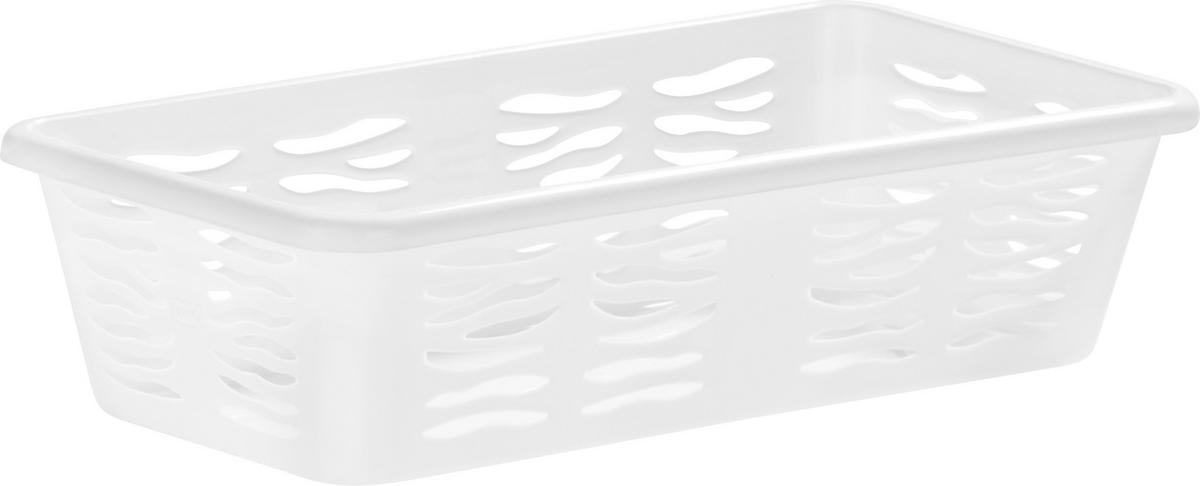 Aufbewahrungskorb Xs 19,7x10cm Kunststoff Weiß oder Anthrazit - Anthrazit/Weiß, KONVENTIONELL, Kunststoff (19,7/10/5cm) - Homezone