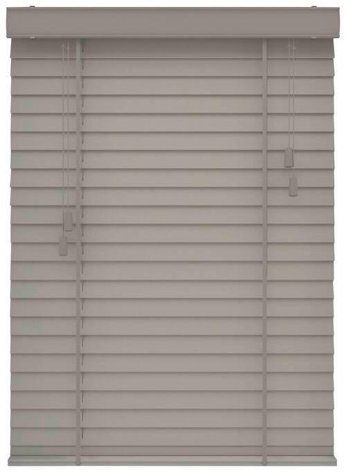 Jalousie Venetian 120x175 cm mit Schnürzug - Grau, Natur, Holz (120/175cm)