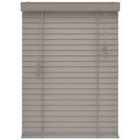 Jalousie Venetian 105x130 cm mit Schnürzug - Grau, Natur, Holz (105/130cm)