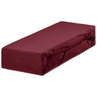 Gumis Lepedő Kb. 140/200cm - piros, Konventionell, textil (140/200cm) - Ondega