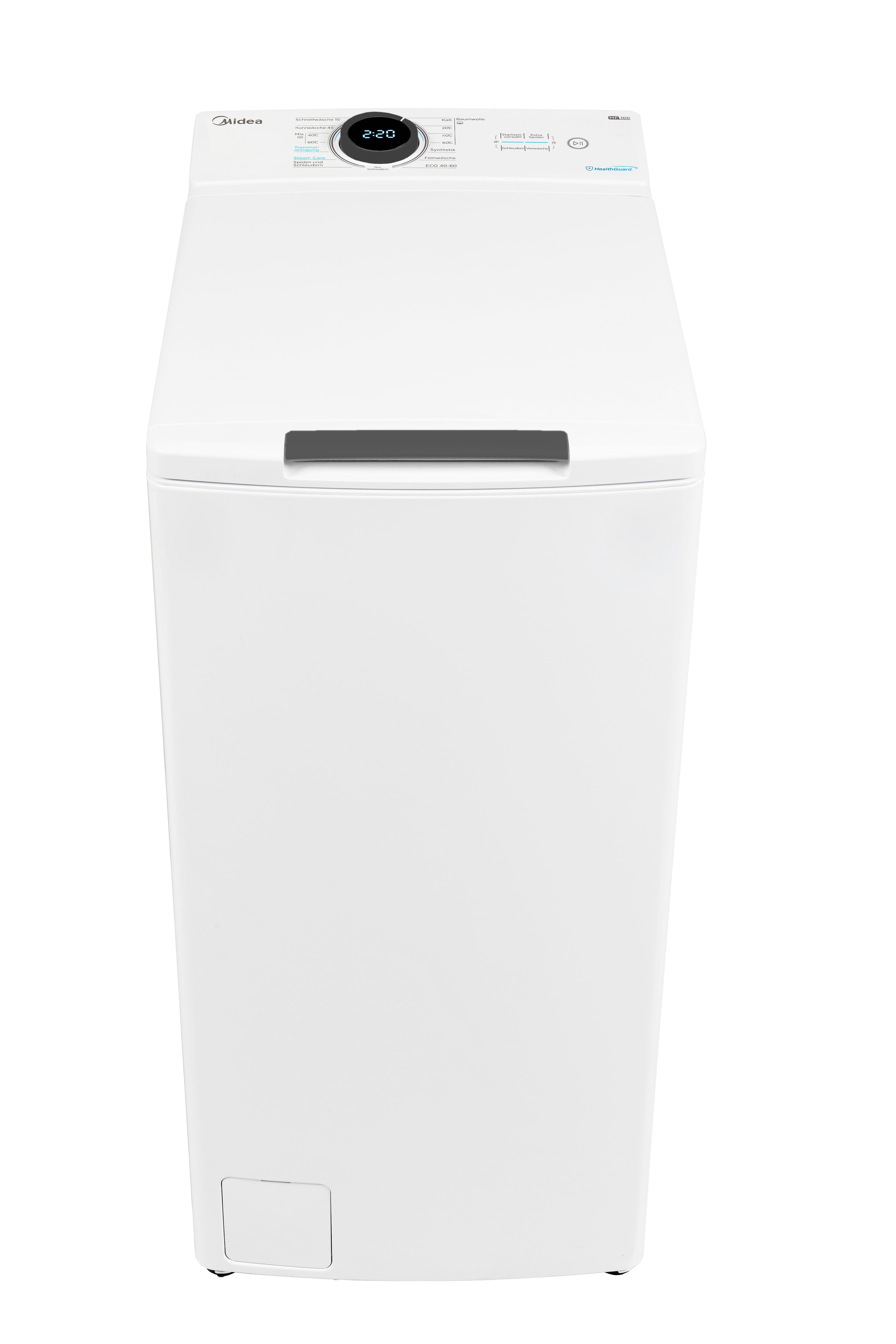 Waschmaschine Mf100t80b-13a - Weiß, Basics, Kunststoff/Metall (40/87,5/61cm) - Midea