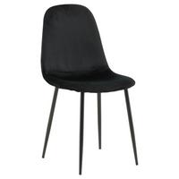 Stuhl-Set Polar - Schwarz, Design, Kunststoff/Textil (44/88/53cm) - Livetastic
