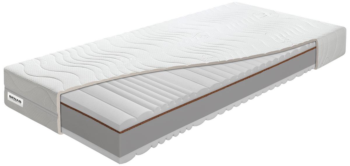 Obojstranný matrac King Kokos H3/ H5, V: 21cm - bílá, Lifestyle, textil (80/200cm) - Benab