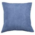 Zierkissen Halina 45x45 cm Fleece Hellblau mit Zipp - Hellblau, MODERN, Textil (45/45cm) - Luca Bessoni