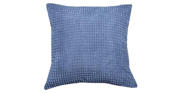 Zierkissen Halina 45x45 cm Fleece Hellblau mit Zipp - Hellblau, MODERN, Textil (45/45cm) - Luca Bessoni