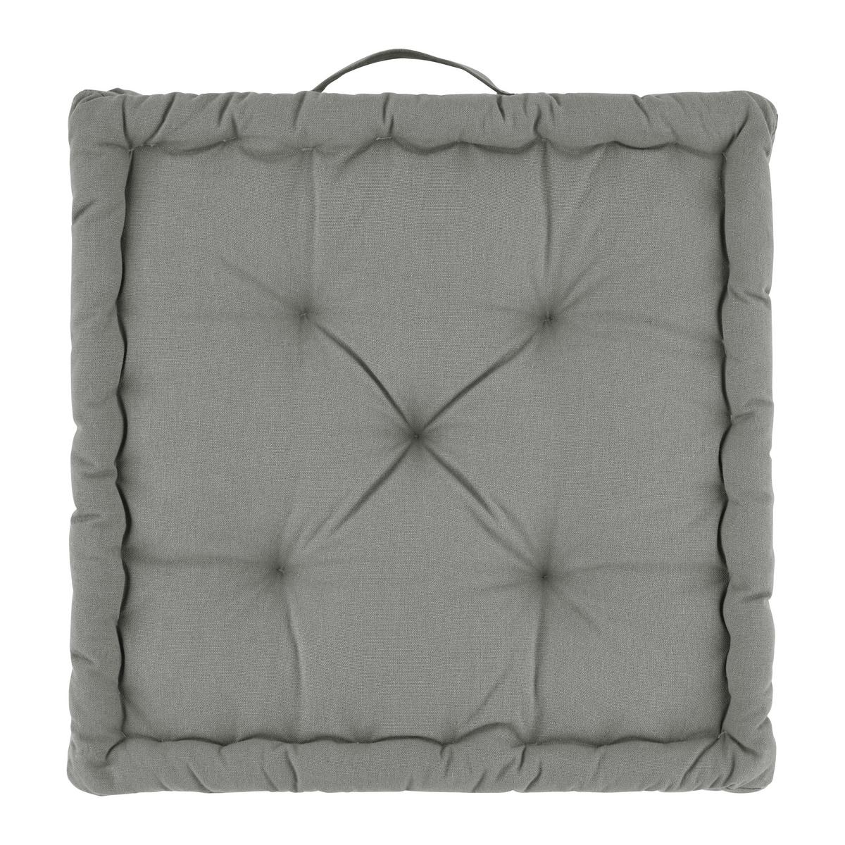 POLŠTÁŘ NA BOX BO - šedá, textil (40/40/6cm) - Mömax