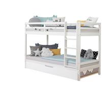 Etagenbett 970521 Rene - Weiß, MODERN, Holz (90/200cm) - MID.YOU