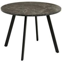 Esstisch Andre Melamin Schwarz, B: 100 Cm - Schwarz, KONVENTIONELL, Holzwerkstoff/Metall (100/76/100cm) - B&B Italia