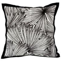Zierkissen Odette - Schwarz/Weiß, ROMANTIK / LANDHAUS, Textil (45/45cm) - James Wood