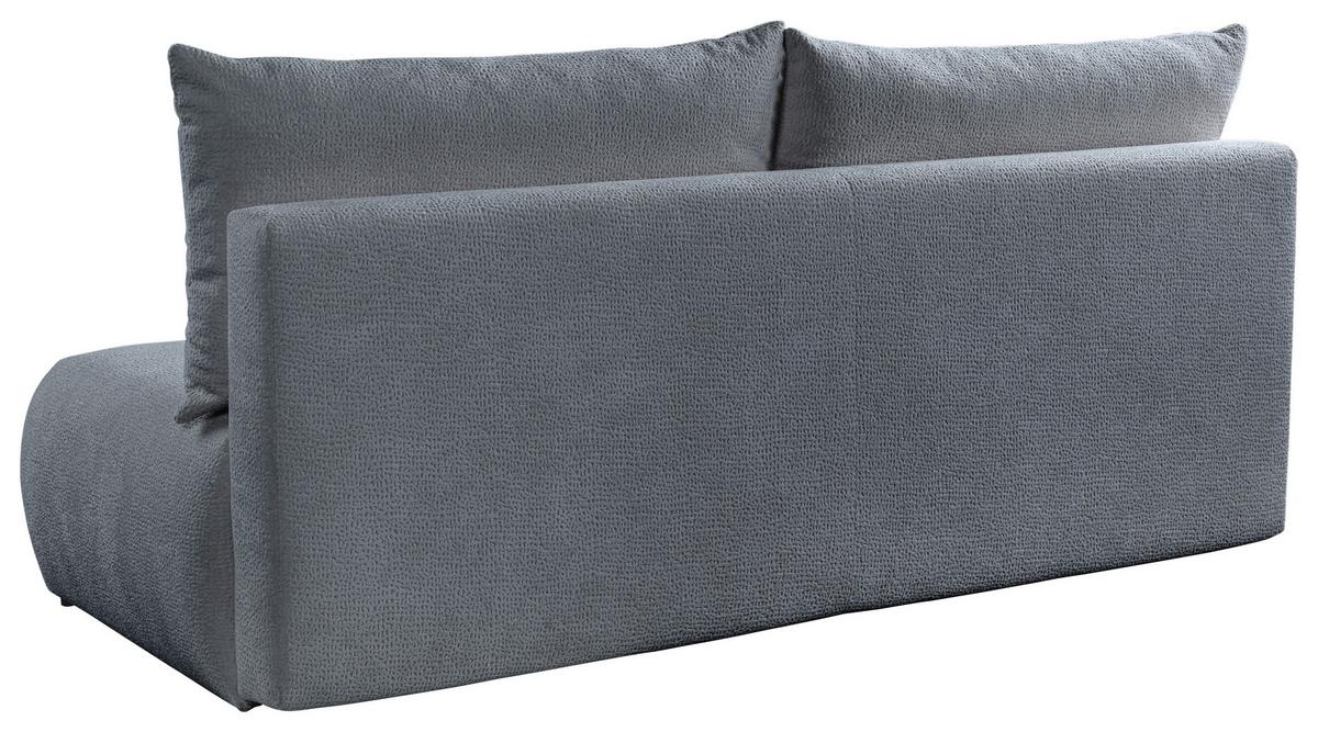 Schlafsofa Milo, Hellblau B: 209 Cm - Creme/Schwarz, Design, Holz/Holzwerkstoff (209/100/103cm) - MID.YOU