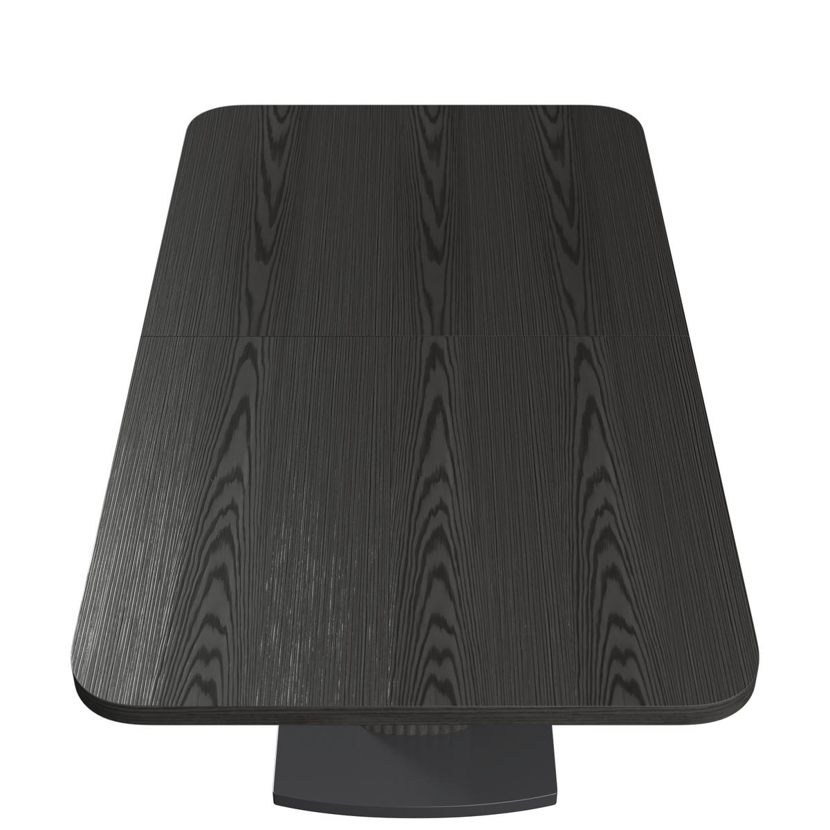 ROZŤAHOVACÍ STÔL AMADO 200X90 CM - čierna/farba vlašského orecha, Modern, kov/drevo (200/76/90cm) - Bessagi Home