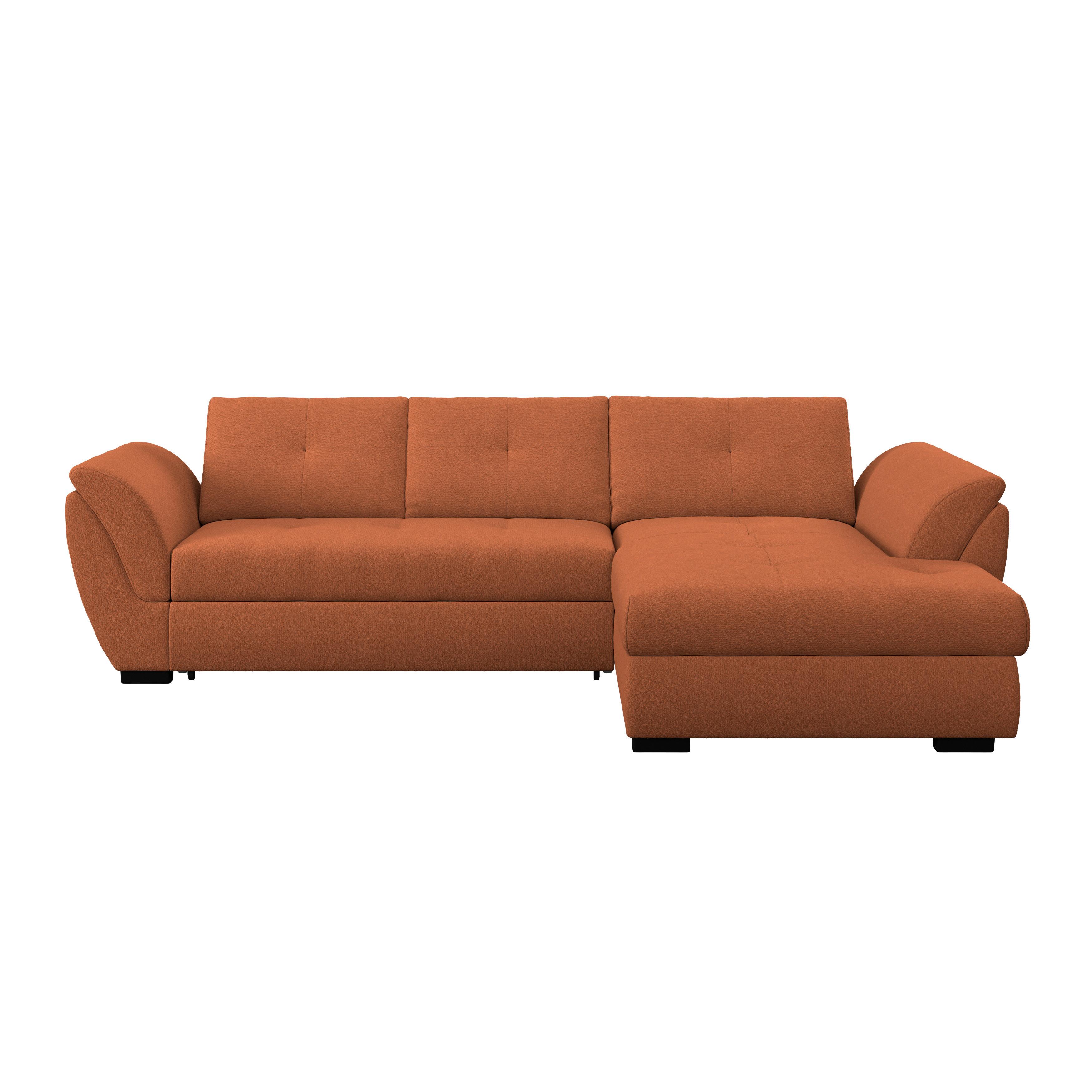 Ecksofa Berisso new terracotta, 278x187 cm