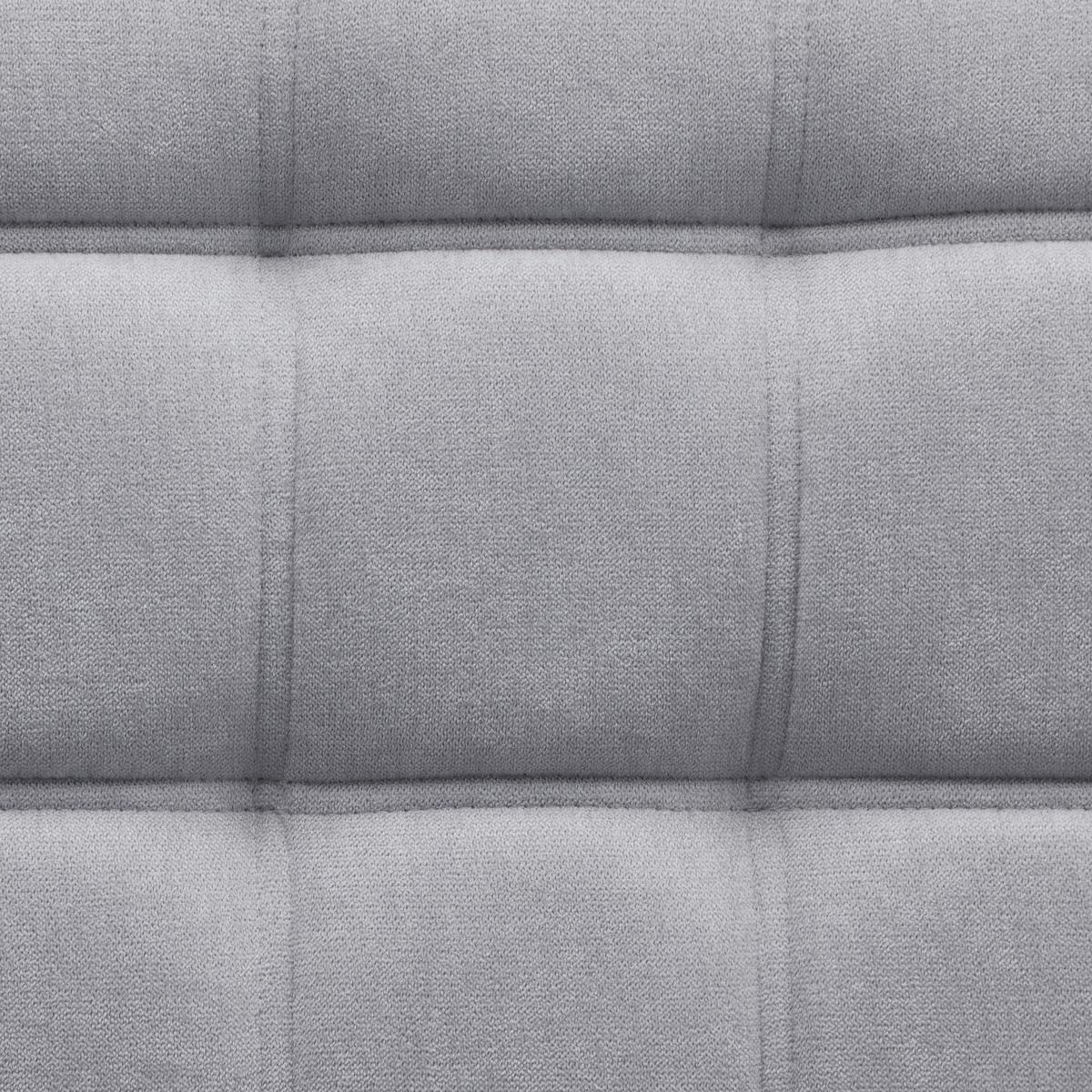 Dvojmiestna pohovka Monique, svetlosivá - svetlosivá, Modern, drevo/textil (127/76/74,5cm) - Bessagi Home