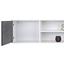 Hängeschrank Star B: 204cm, Weiß + Betonoxid - Dunkelgrau/Weiß, KONVENTIONELL, Holzwerkstoff (204/40,6/38cm) Hängeschrank Star B: 204cm, Weiß + Betonoxid - Dunkelgrau/Weiß, KONVENTIONELL, Holzwerkstoff (204/40,6/38cm)