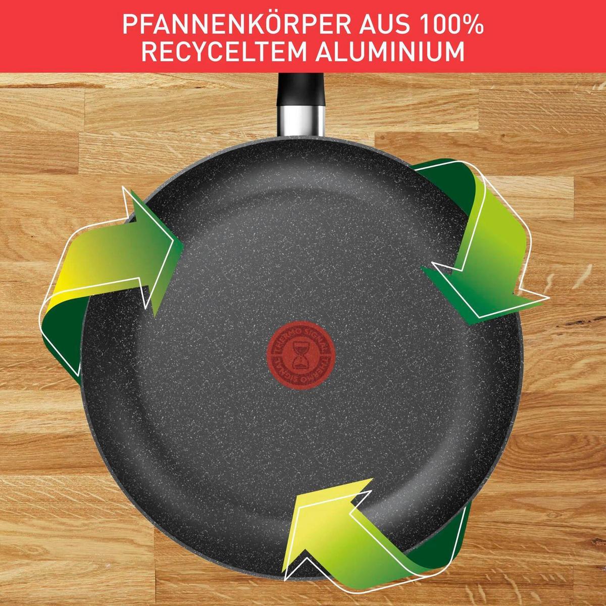 PFANNENSET DARK ESSENTIAL - Schwarz, Basics, Metall - Tefal