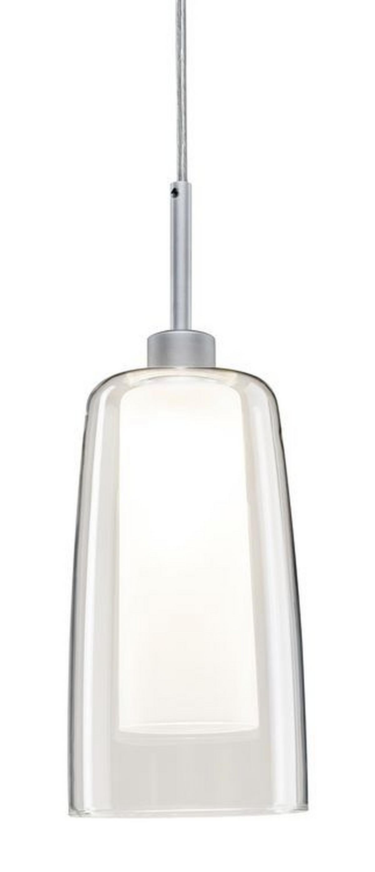 Schienensystem Urail Hängeleuchte 94998 Klarglas - Chromfarben/Klar, Design, Glas/Metall (158cm) - Paulmann