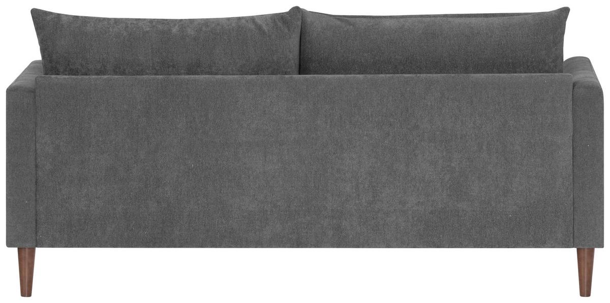 2,5-Sitzer Sofia Royal B: 182 cm Grau - Dunkelbraun/Grau, KONVENTIONELL, Textil (182/82/97cm) - MID.YOU