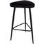 Barhocker Pub Schwarz - Schwarz, MODERN, Textil/Metall (43/77/45cm) - Ombra Barhocker Pub Schwarz - Schwarz, MODERN, Textil/Metall (43/77/45cm) - Ombra