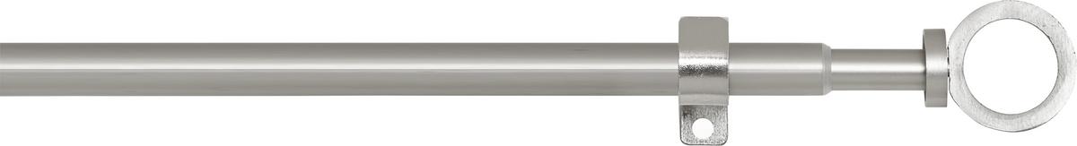 Rundstangengarnitur 1-lfg Tina Silberfarben L: 130-240 Cm - Silberfarben, KONVENTIONELL, Metall (130-240cm) - Ondega