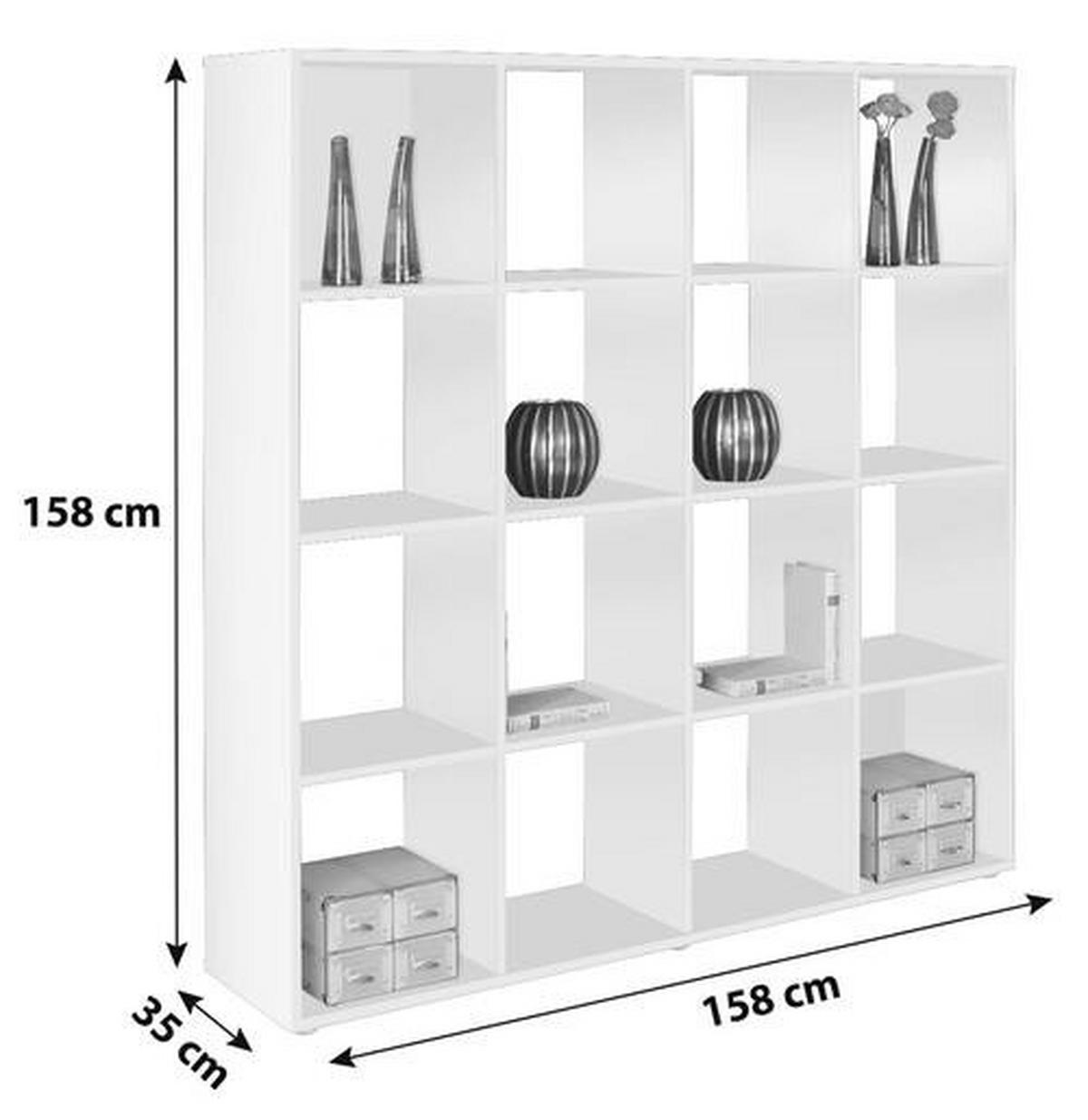 DĚLICÍ STĚNA BERNI - kašmírová, Trend, kompozitní dřevo (158/158/35cm)