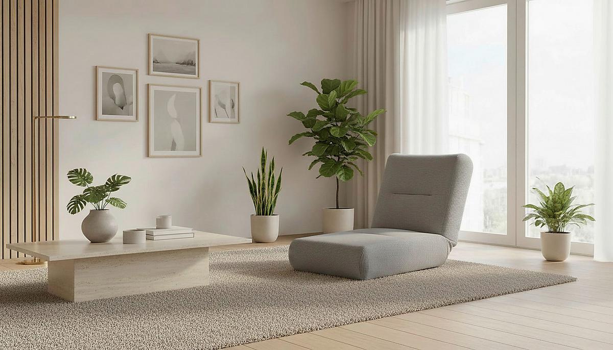 Schlafsessel Luna Grau B: 80 cm - Grau, Design, Textil (81/88/160cm) - Livetastic