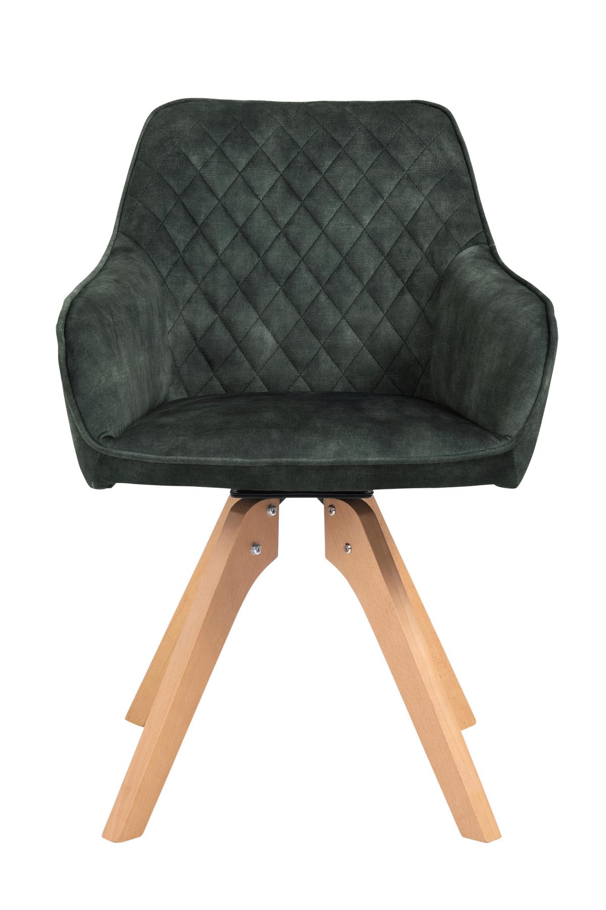 Tischgruppe Weiß/Dunkelgrüm B: 160 cm - Dunkelgrün/Weiß, MODERN, Holz/Holzwerkstoff (160/90/76cm) - Livetastic