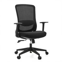 DREHSTUHL Sedito Schwarz B: 70cm - Schwarz, MODERN, Kunststoff/Textil (70/112/61cm) - MID.YOU