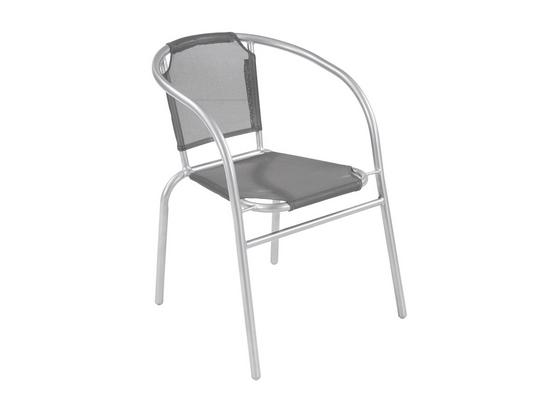 Gartensessel Isabell - Anthrazit/Grau, KONVENTIONELL, Textil/Metall (51/72,5/59cm) - Ombra Gartensessel Isabell - Anthrazit/Grau, KONVENTIONELL, Textil/Metall (51/72,5/59cm) - Ombra