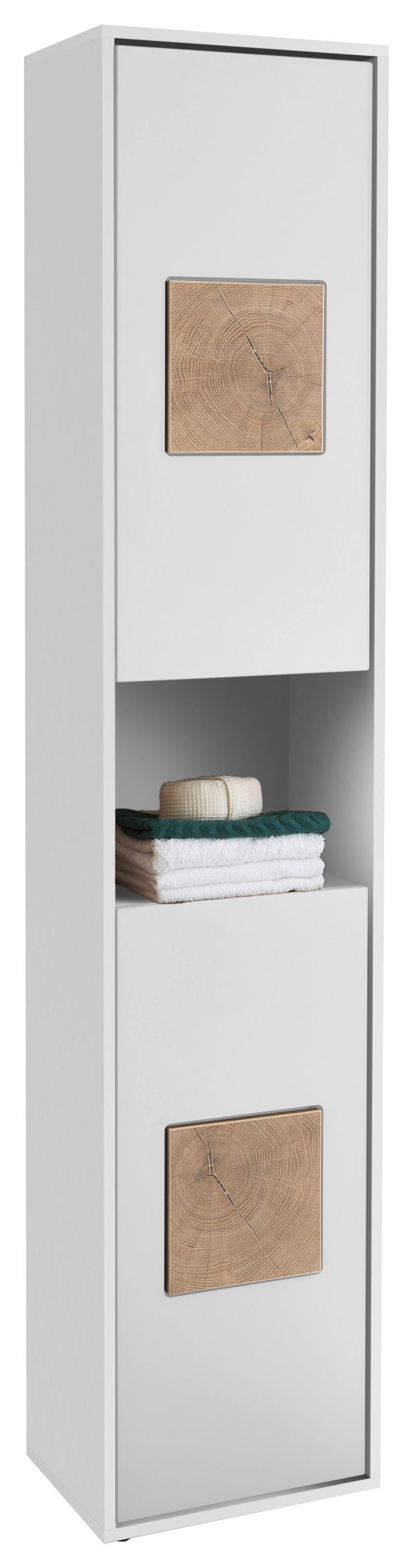 Hochschrank Greece BxH: 40x190 cm Weiß Stehend