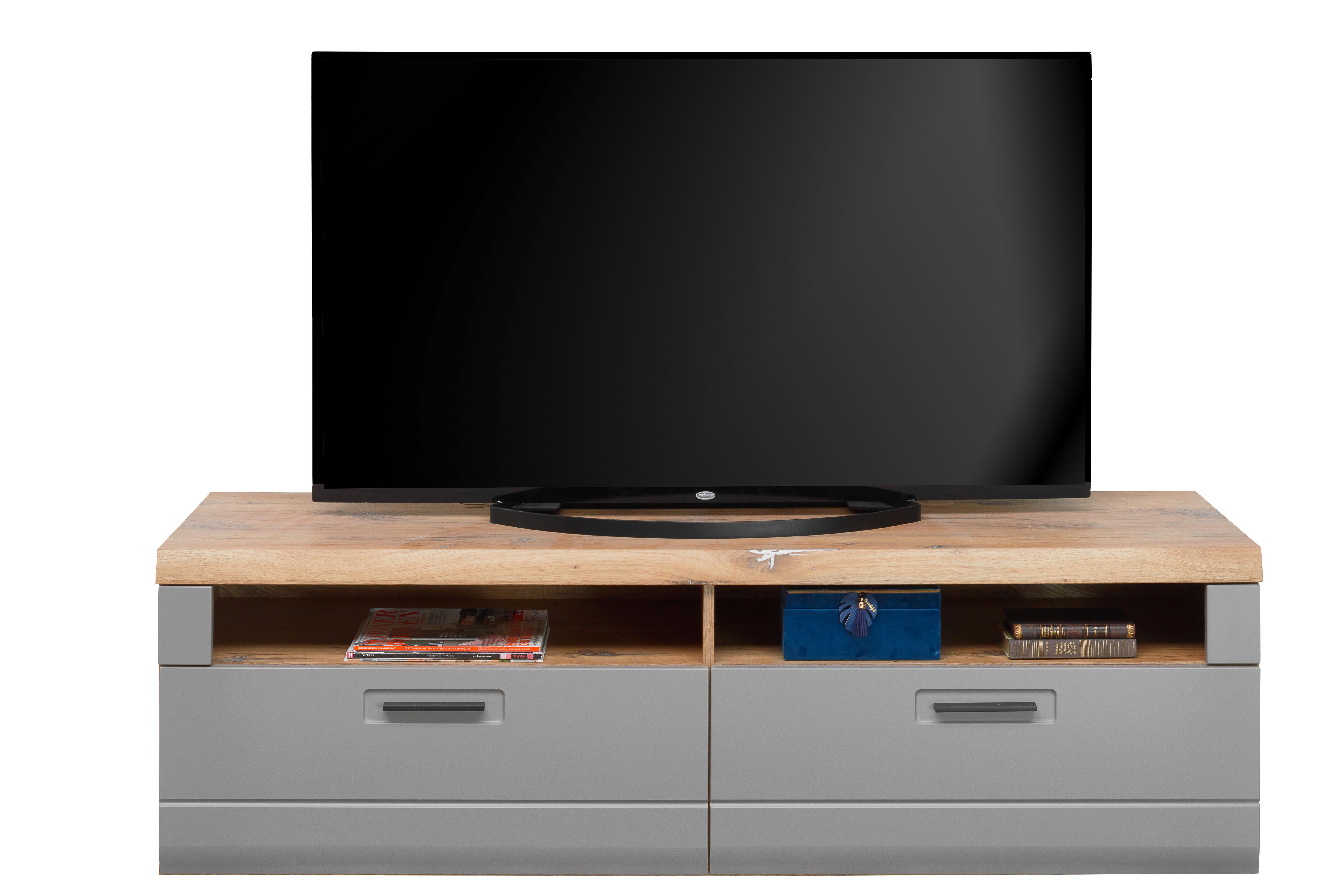 Tv Diel Auris - farby duba, Moderný, kompozitné drevo/plast (163,2/49,5/49,6cm) - Luca Bessoni