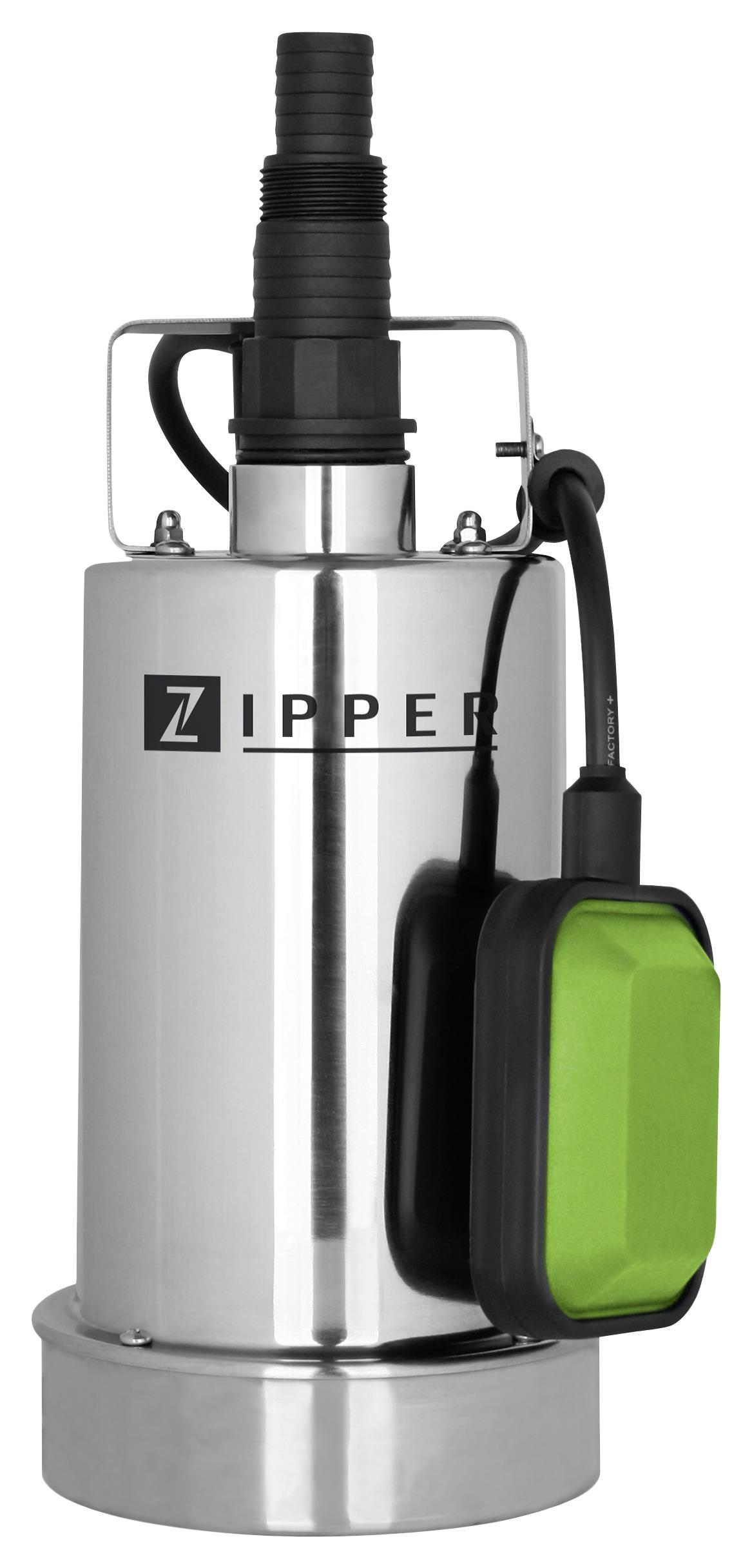 Tauchpumpe 750 W Klarwasser mit Schwimmschalter - Silberfarben/Schwarz, MODERN, Kunststoff/Metall - Zipper