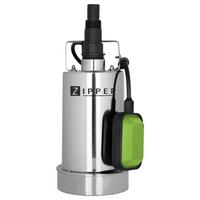 Tauchpumpe 750 W Klarwasser mit Schwimmschalter - Silberfarben/Schwarz, MODERN, Kunststoff/Metall - Zipper